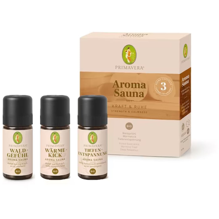 Primavera Aroma Sauna „Stiprumas ir ramybė“ atradimų rinkinys Moterims