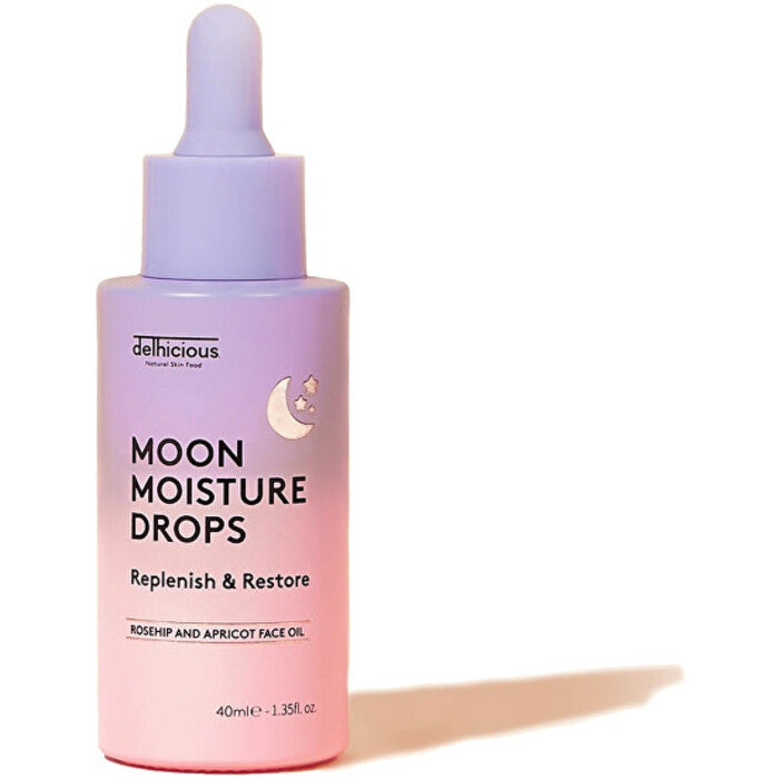 Delhicious Moon Moisture Drops veido aliejus (40ml) Moterims