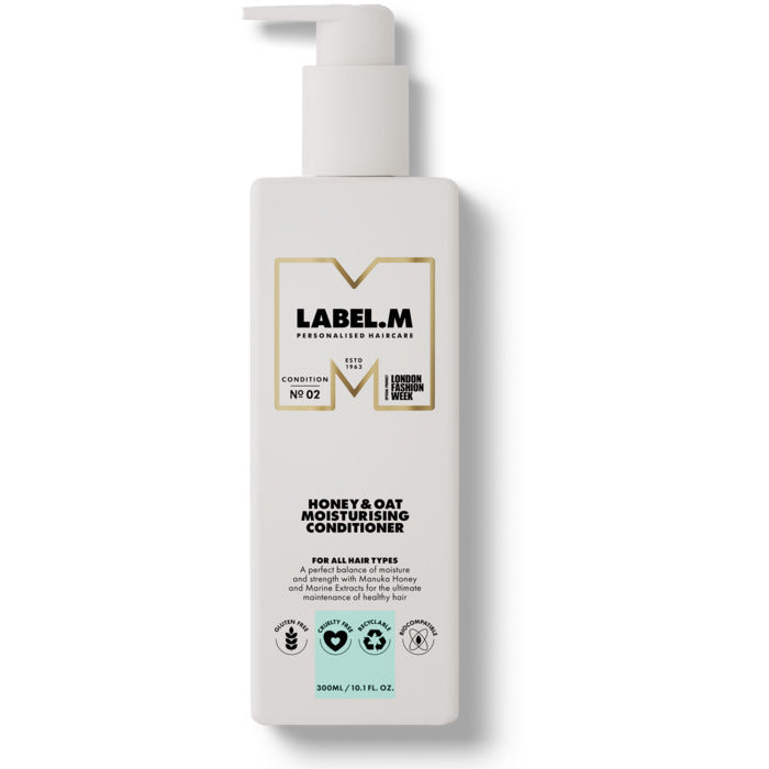 Label.m Ekologiškas citrinžolės drėkinamasis kondicionierius – drėkinantis kondicionierius su citrinžolės ekstraktais 300ml