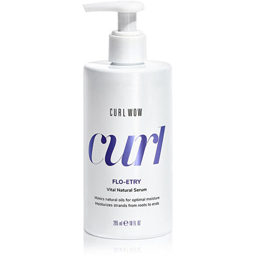 „Color Wow Curl Wow Flo-Entry Vital“ natūralus serumas – aliejinis serumas garbanotiems ir banguotiems plaukams.