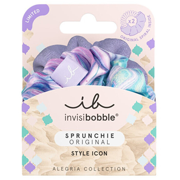 Invisibobble „Srunchie Alegria“ giesmė „Gaukite pakankamai“ – „Hair Scrunchie“ (2 vnt.) Moterims