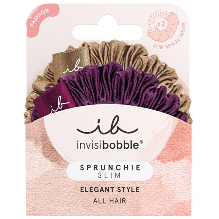 Invisibobble Sprunchie Slim The Snuggle is Real – plaukų juostos (2 vnt.)