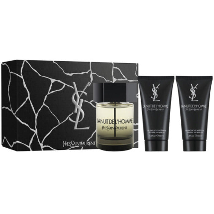 Yves Saint Laurent La Nuit L´Homme dovanų rinkinys EDT 100 ml ir dušo želė 2 x 50 ml Vyrams