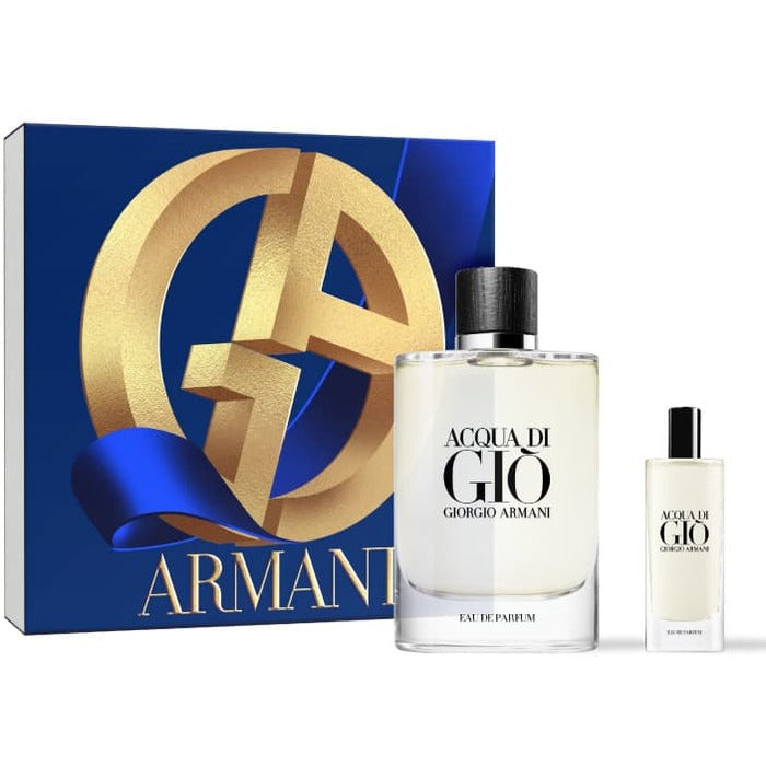 Armani Acqua di Gio Eau de Parfum dovanų rinkinys EDP 125 ml ir miniature EDP 15 ml Vyrams