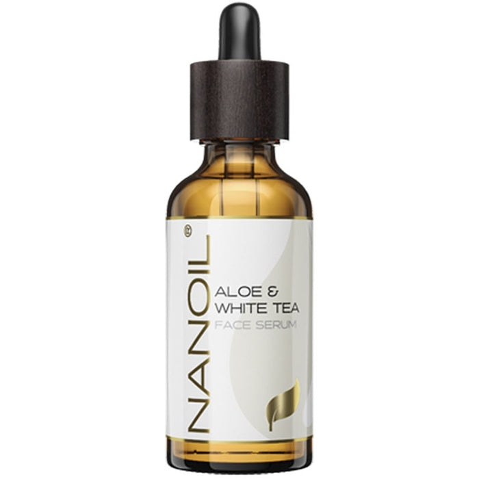 Nanoil Alavijas ir White Tea Face serumas – veido serumassu alaviju ir balta arbata (50ml) Moterims