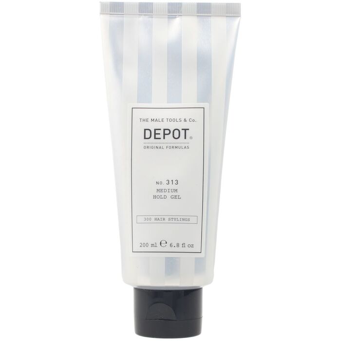 Depot Nr. 313 Medium Hold Gel - plaukų gelis fiksavimui ir formavimui Vyrams