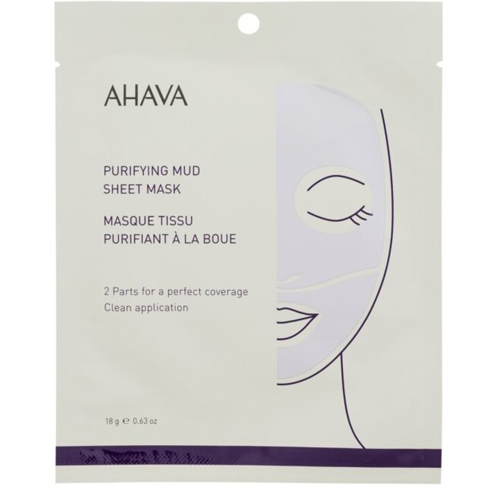 Ahava Purifying Mud Sheet Mask – valomoji veido kaukė 18.0g