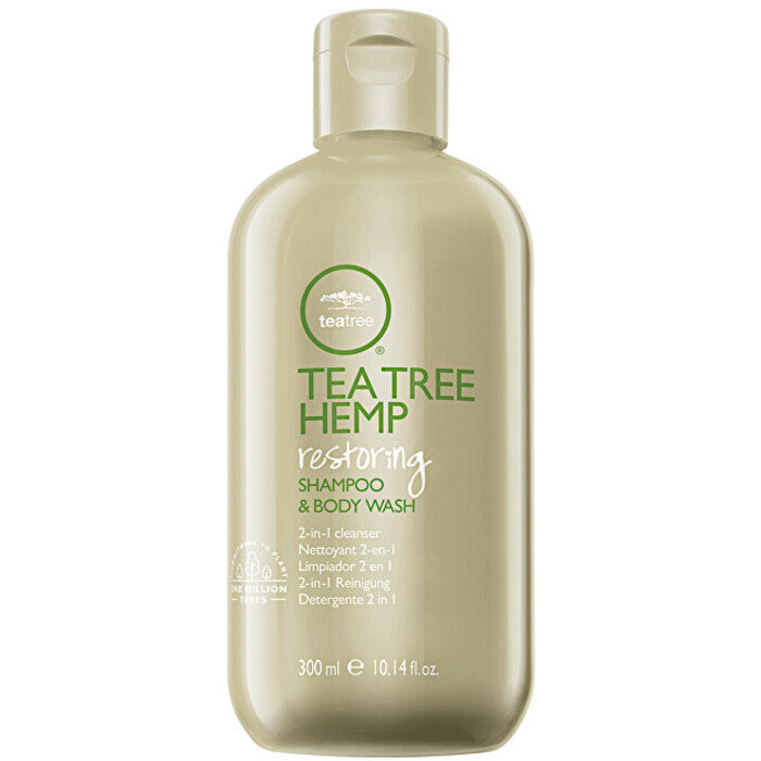 Paul Mitchell Arbatmedžio kanapių atkuriamasis šampūnas & Kūno prausiklis 1000ml Unisex