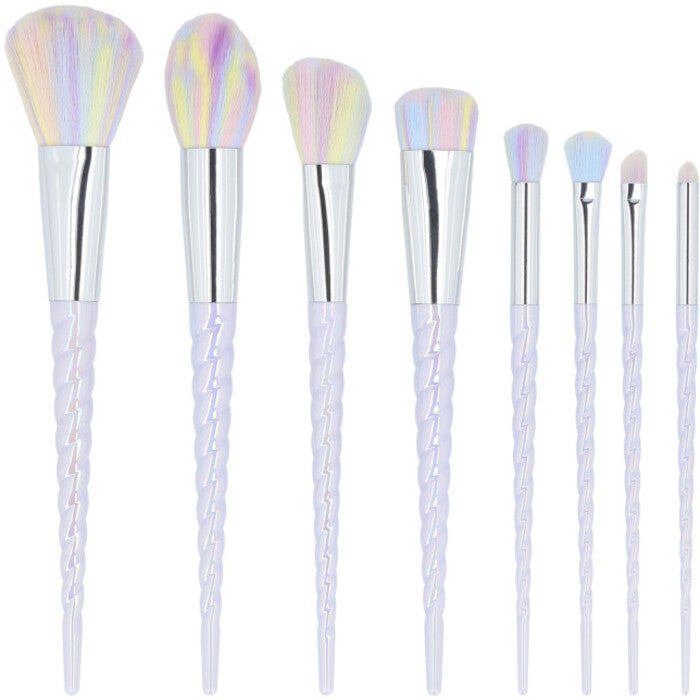 MIMO makiažo šepetėlių rinkinys Unicorn Pastel ( 8 vnt )