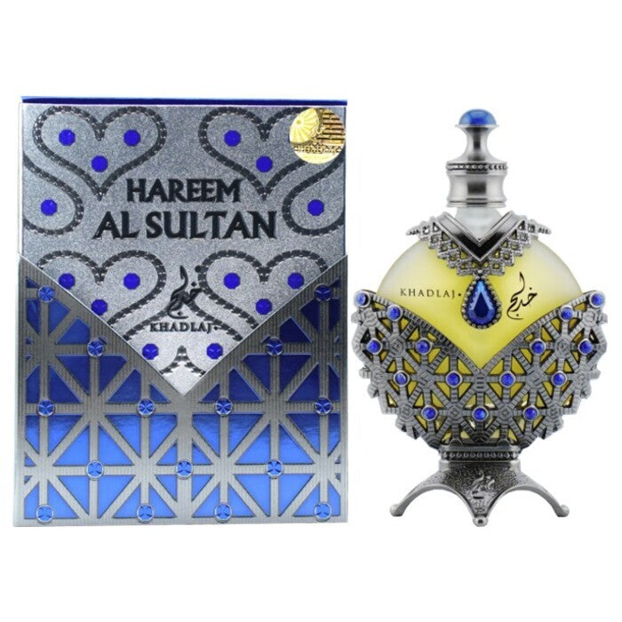 Khadlaj Hareem Sultan Blue Koncentruotas kvepalų aliejus be alkoholio (35ml) Unisex