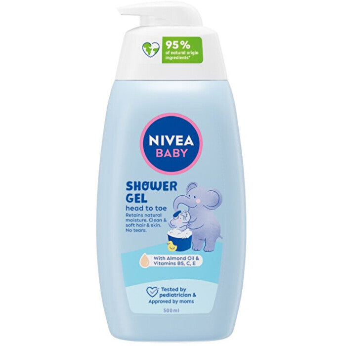 Nivea Baby dušo želė – dušo želė kūnui ir plaukams (500ml) Unisex