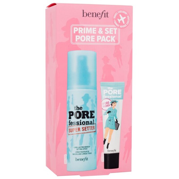 Benefit Prime & Set Pore Pack rinkinys (120ml) Moterims