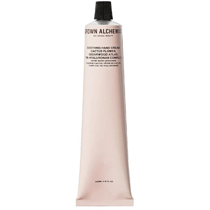 Grown Alchemist Cactus Flower, Cedarwood Atlas, Tri-Hyaluronic Complex rahustav kätekreem (65 ml) naistele