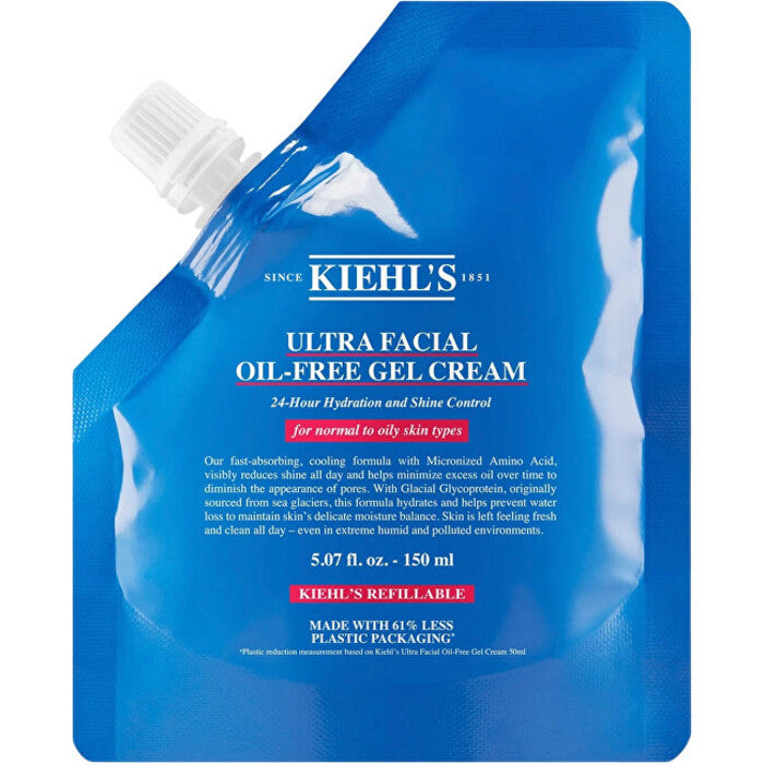 Kiehls Ultra Facial Cream Refill Pouch (normalios ir riebios odos) – veido kremo papildymas 150ml