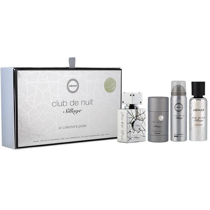Armaf Club De Nuit Sillage dovanų rinkinys EDP 30 ml, kūno spray 50 ml, hair spray 55 ml ir dezodorantas 75 g Vyrams