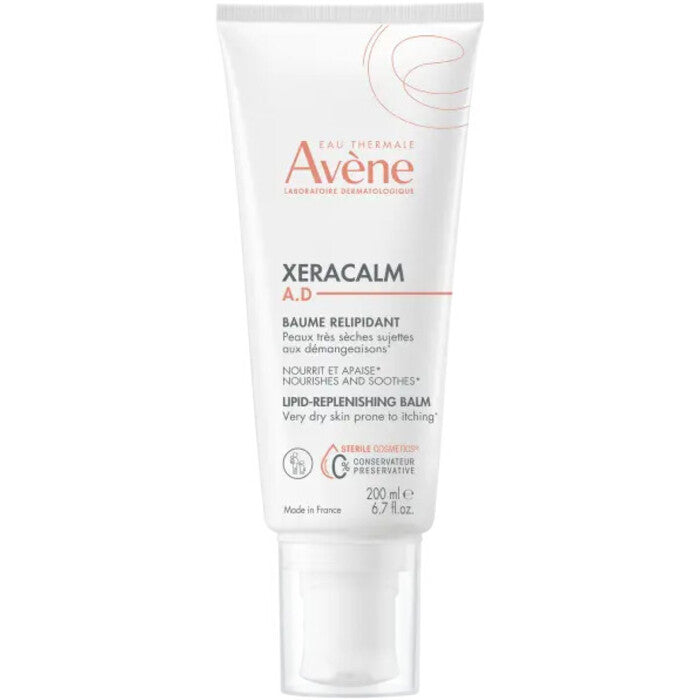 Avène XeraCalm A.D lipidus papildantis balzamas – atkuriamasis balzamas labai sausai ir niežtinčiajai odai 200ml