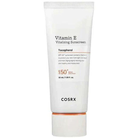 COSRX gyvybiškai svarbus apsauginis kremas nuo saulės SPF 50+ – gyvybiškai svarbus apsauginis kremas nuo saulės su vitaminais