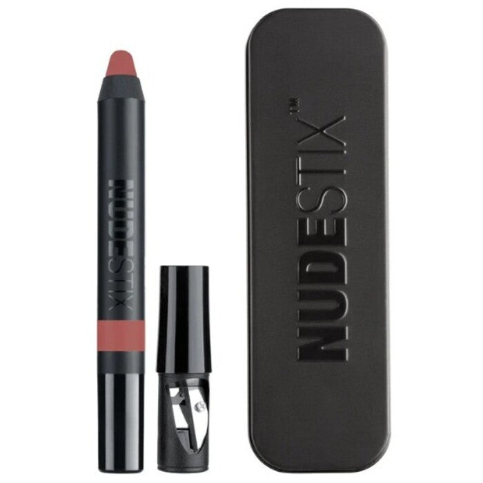 Nudestix Magnetic Matte Lip Color – ilgai išliekantys matiniai lūpų dažai ir lūpų pieštukas Saint Moterims