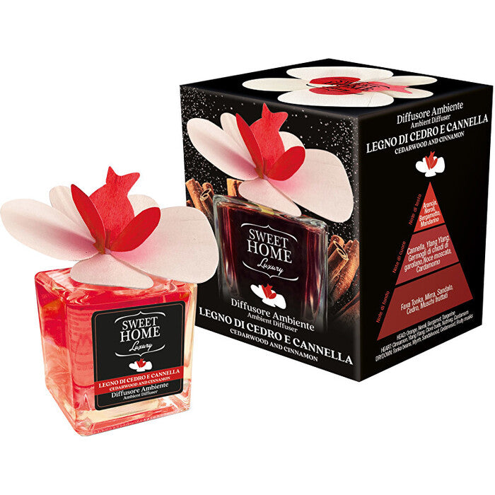 Prabangus difuzorius „Sweet Home Collection“ – kedro ir cinamono mišinys
