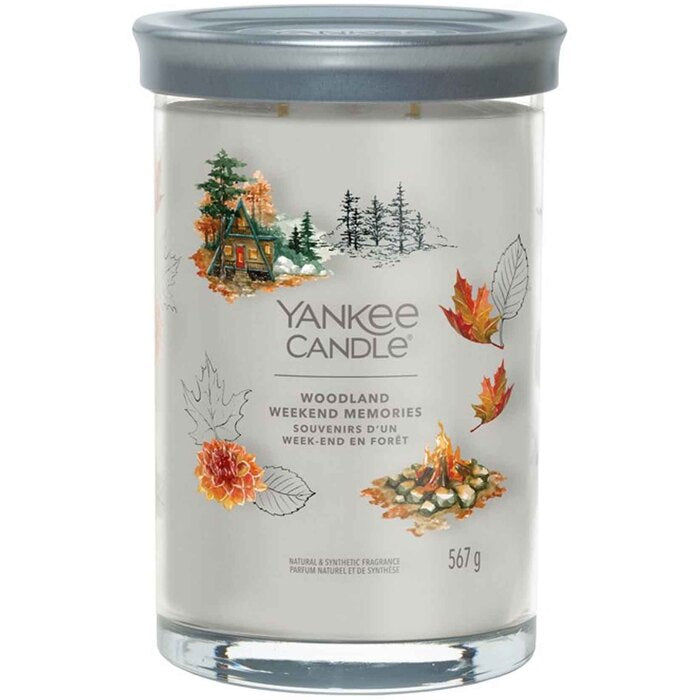 Yankee Cirle Woodlir Weekend Memories Signature Tumbler Cirle (prisiminimai apie savaitgalius miške) – kvapni žvakė (122.0g) Unisex