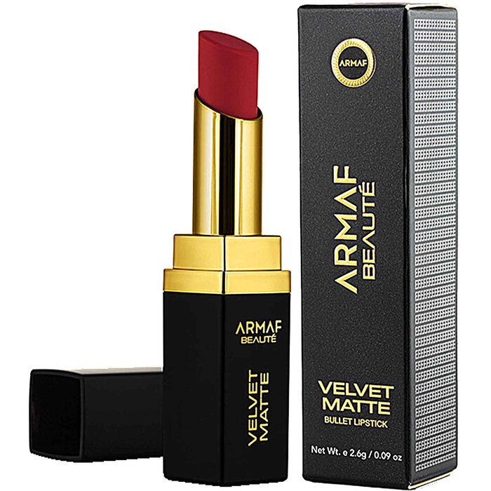 Armaf Velvet Matte Lipstick - Matiniai lūpų dažai lūpdažis 2,6 g (01 Juliette) Unisex
