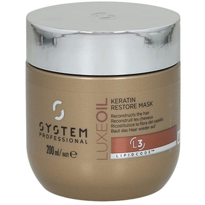 System Professional LuxeOil Keratin Restore Mask - Obnovující maska s keratin 400ml 400ml