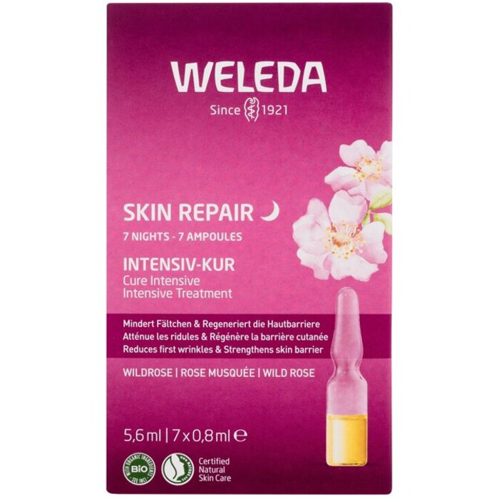Weleda Laukinių rožių 7 naktų intensyvi procedūra (7ml) Moterims