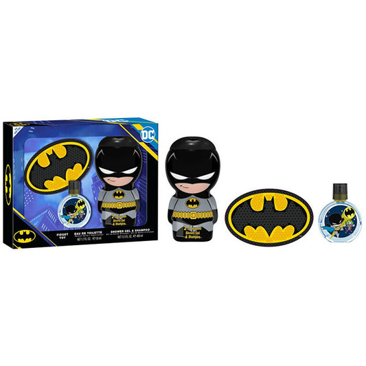 FRAGRANCES FOR CHILDREN Batman dovanų rinkinys EDT 50 ml, Šampūnas 2 in 1, dušo gelis 200 ml ir Pop It Žaislas