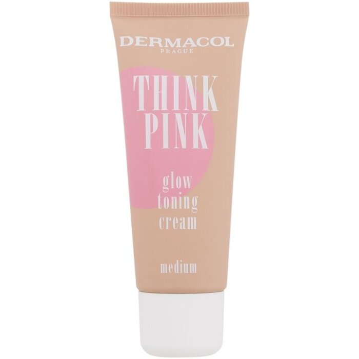 Dermacol Think Pink Glow tonizējošs krēms – tonizējošs krēms Brightening Cream 30 ml (2 vidēji) sievietēm