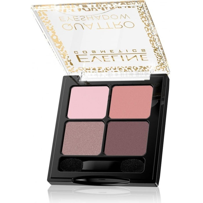 Eveline Cosmetics Quattro Professional Eyeshadow Palette 12 - Akių šešėlių paletė 7,2 g