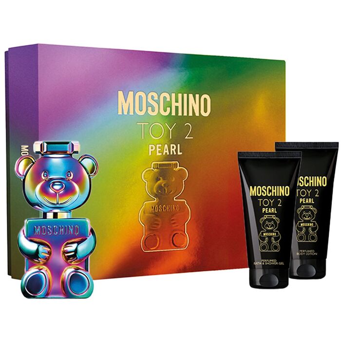 Moschino Toy 2 Pearl dovanų rinkinys EDP Kvepalai 50 ml, kūno losjonas 50 ml ir dušo gelis 50 ml Moterims
