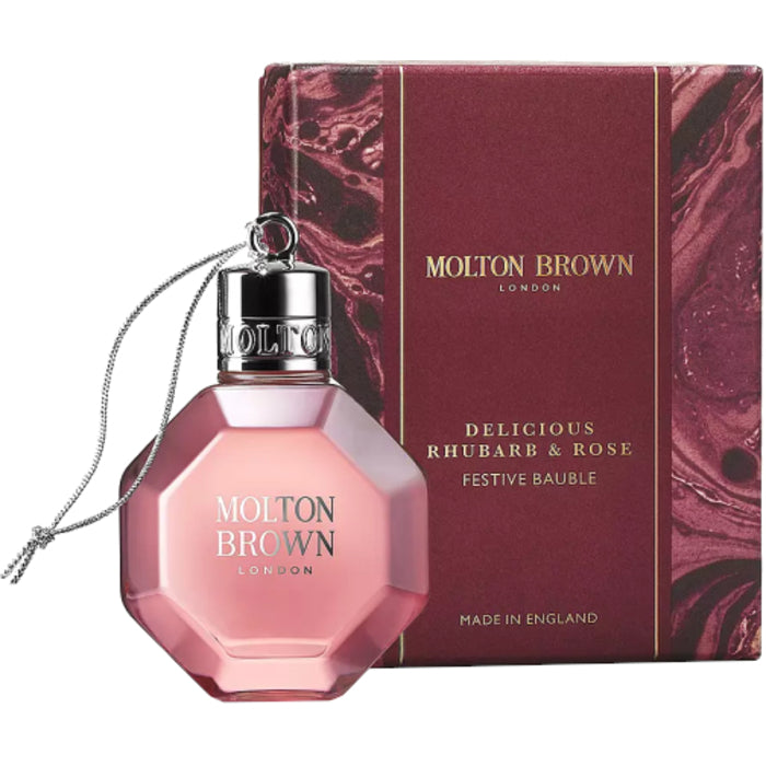 Molton Brown Skanūs rabarbarai ir Šventinė rožių vonia ir Dušo želė - Vonios ir dušo želė (75ml) Moterims