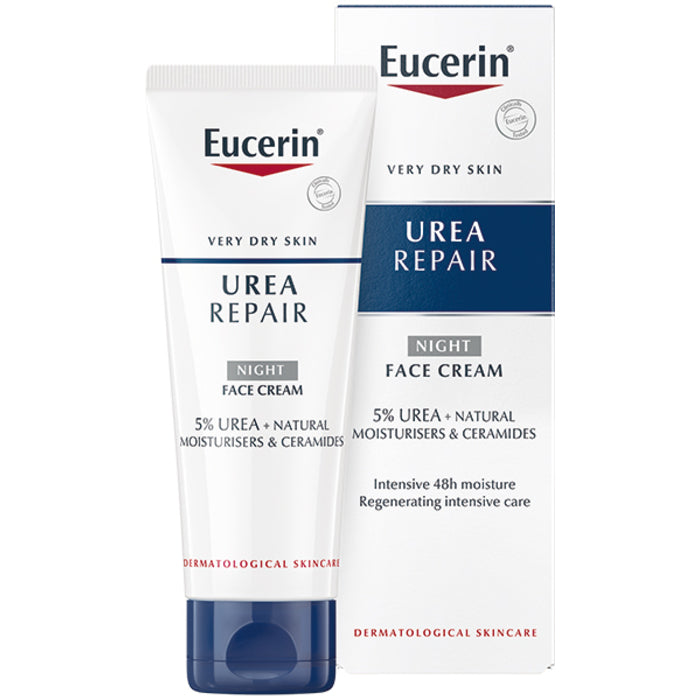Eucerin Urea Repair Night Face kremas – naktinis veido kremas (50ml) Moterims