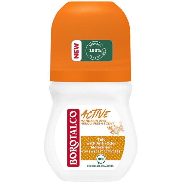 Borotalco Active Deo Roll-On – Roll-on dezodorantas Mandarinų ir nerolių (50ml) Moterims
