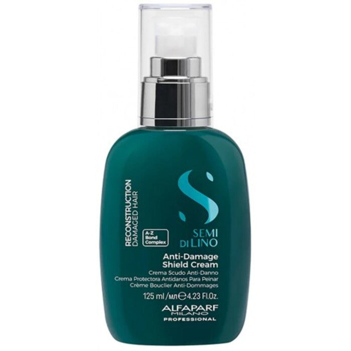 Alfaparf Milano Semi Di Lino Reconstruction Anti-Damage Shield kremas - Rekonstrukcinis kremas (125ml) Moterims