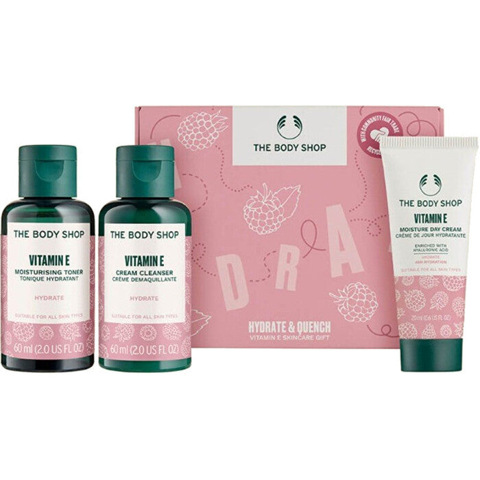„The Body Shop“ vitamino E odos priežiūros dovanų rinkinys