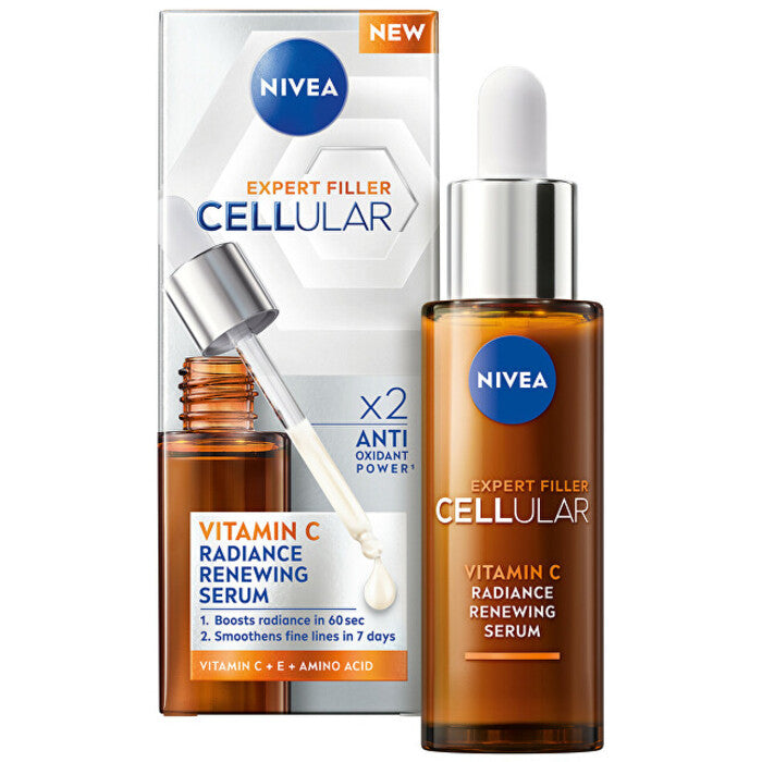 Nivea C Cellular Expert Filler Vitamin C – šviesinantis serumassu vitaminu (30ml) Moterims