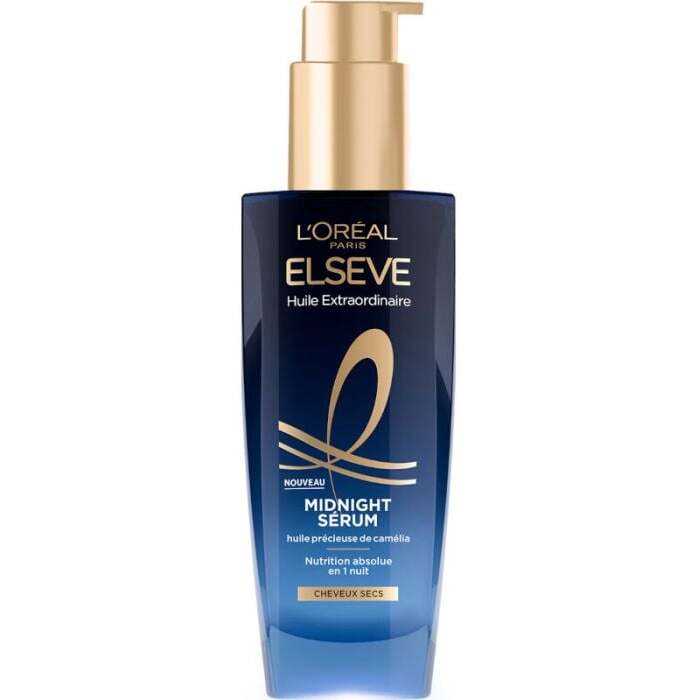 L´Oréal Elseve Extraordinary Oil Midnight Serum – giliai maitinantis plaukų serumas 100ml Moterims