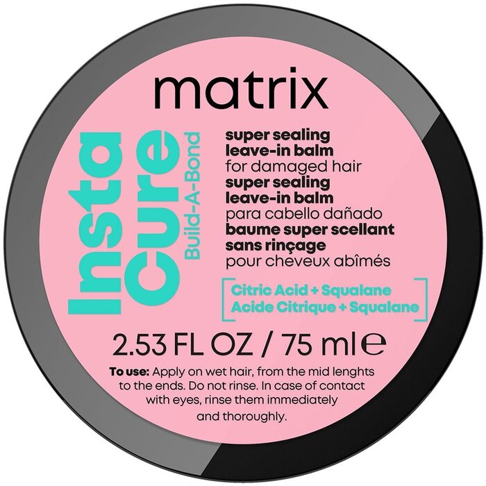 Matrix Total Results Insta Cure Build-A-Bond nenuplaunamas balzamas – atkuriamasis plaukus stiprinantis kremas 75ml Moterims