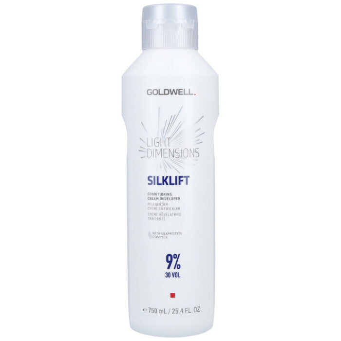 Goldwell Lengvi matmenys Silklift kondicionuojamasis kremas Developer 9% 30 Vol. - Atkuriamoji emulsija visų tipų plaukams 750ml Moterims