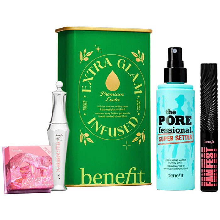 Benefit Extra Glam Infused dovanų rinkinys - Dovanų dekoratyvinės kosmetikos rinkinys Moterims