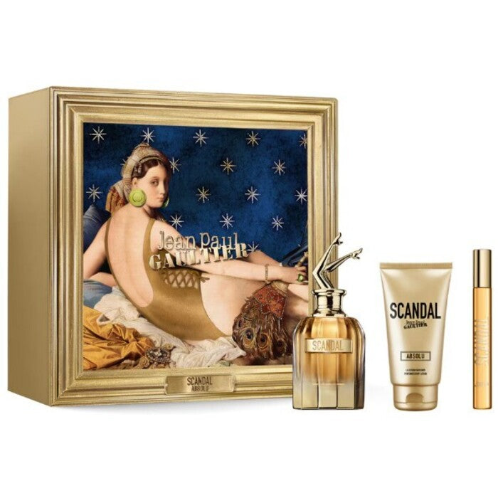 Jean Paul Gaultier Sciral Absolu dovanų rinkinys Parfum 80 ml, kūno losjonas 75 ml ir mini 10 ml