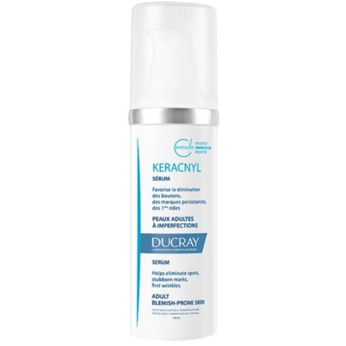 Ducray Keracnyl Serum – kreminis serumas odai su netobulumais 30ml