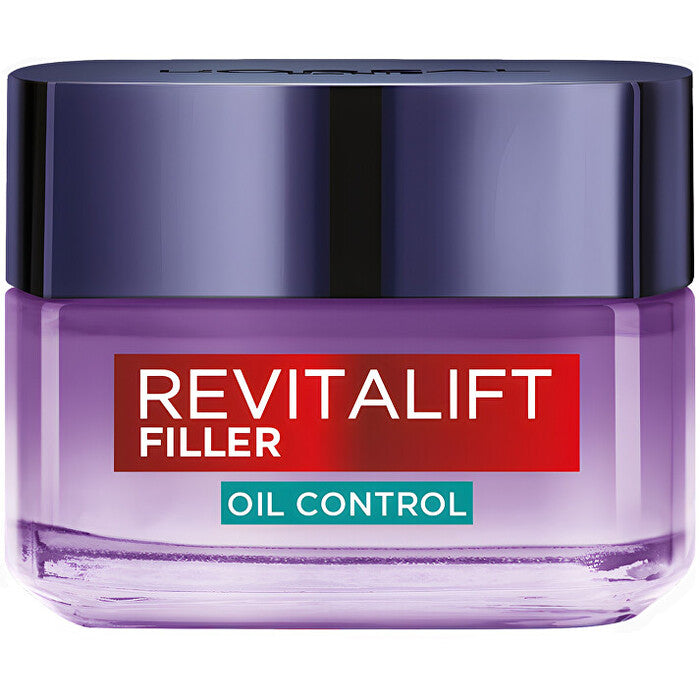 „L'Oréal Revitalift Filler Oil Control Cream“ – riebiai odai skirtas kremas, 50 ml. Unisex