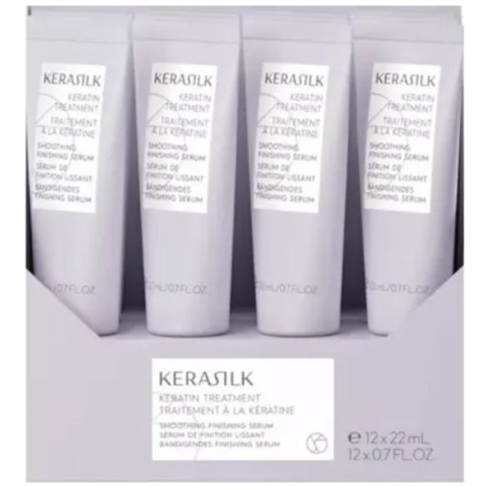„Goldwell Kerasilk Expert Smoothing Finishing“ serumas (12 x 22 ml) – plaukų tiesinimo serumas 22 ml Moterims