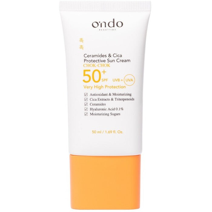 Ondo Beauty 36.5 CHOK-CHOK Apsauginis kremas nuo saulės su keramidais ir Cica SPF 50+