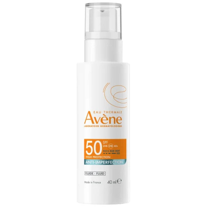 „Avène Anti-Imperfection Fluid“ SPF 50 – apsauginis skystis nuo odos netobulumų, 40 ml Moterims