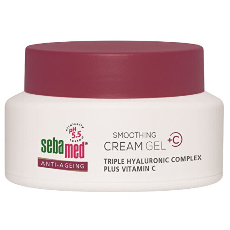 Sebamed Anti-Aging Smoothing Cream Gel - Lyginamasis kreminis gelis su hialurono rūgštimi 50 ml Moterims