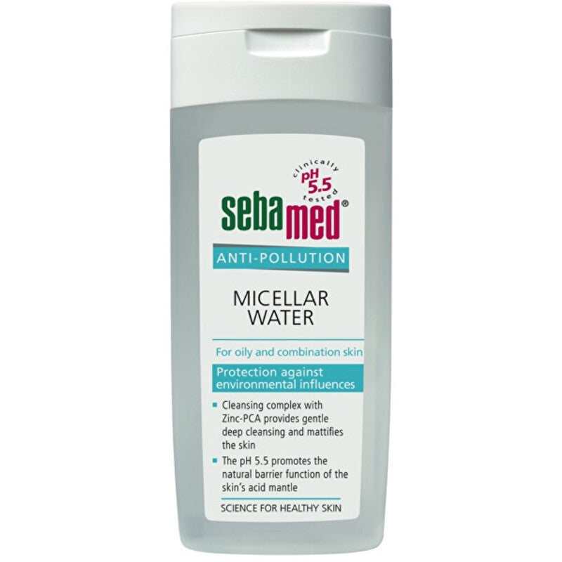 Sebamed micelinis vanduo nuo taršos – micelinis vanduo mišriai ir riebiai odai, 200 ml Moterims