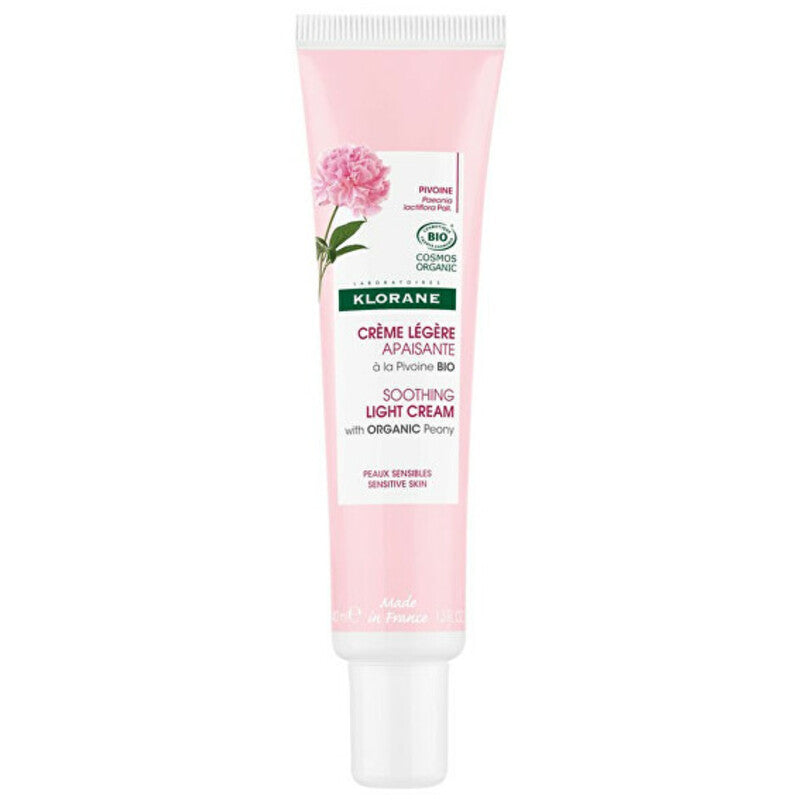 Klorane Bio Peony Soothing Light Cream – Raminantis odos kremas 40ml